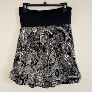 Y2K Womens Medium Fold Over Bubble Skirt Fairy Grunge Whimsigoth Twee‎ Feminine